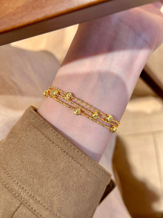 Golden Threads Bracelet