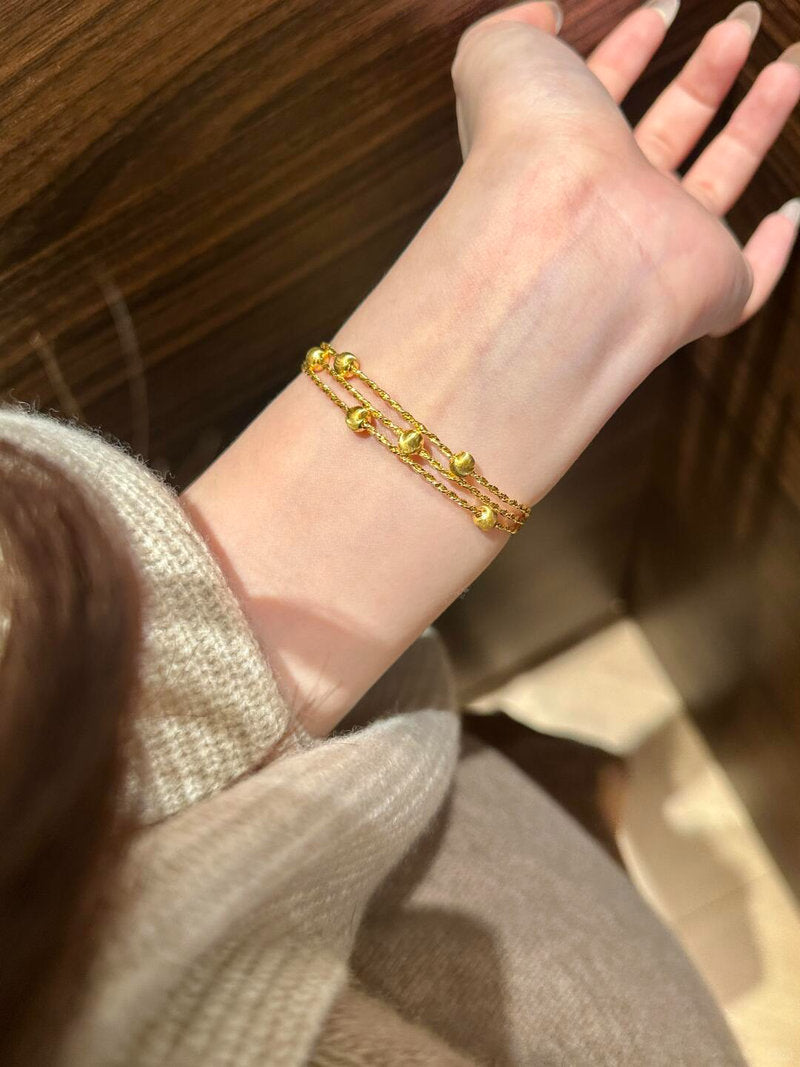 Golden Threads Bracelet