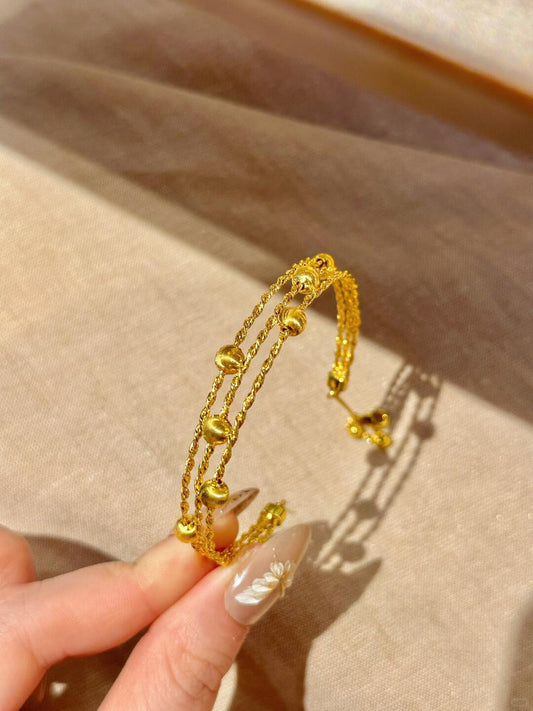 Golden Threads Bracelet